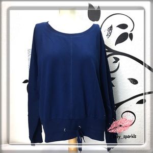 Central Park, Blue Sporty Pullover, Medium